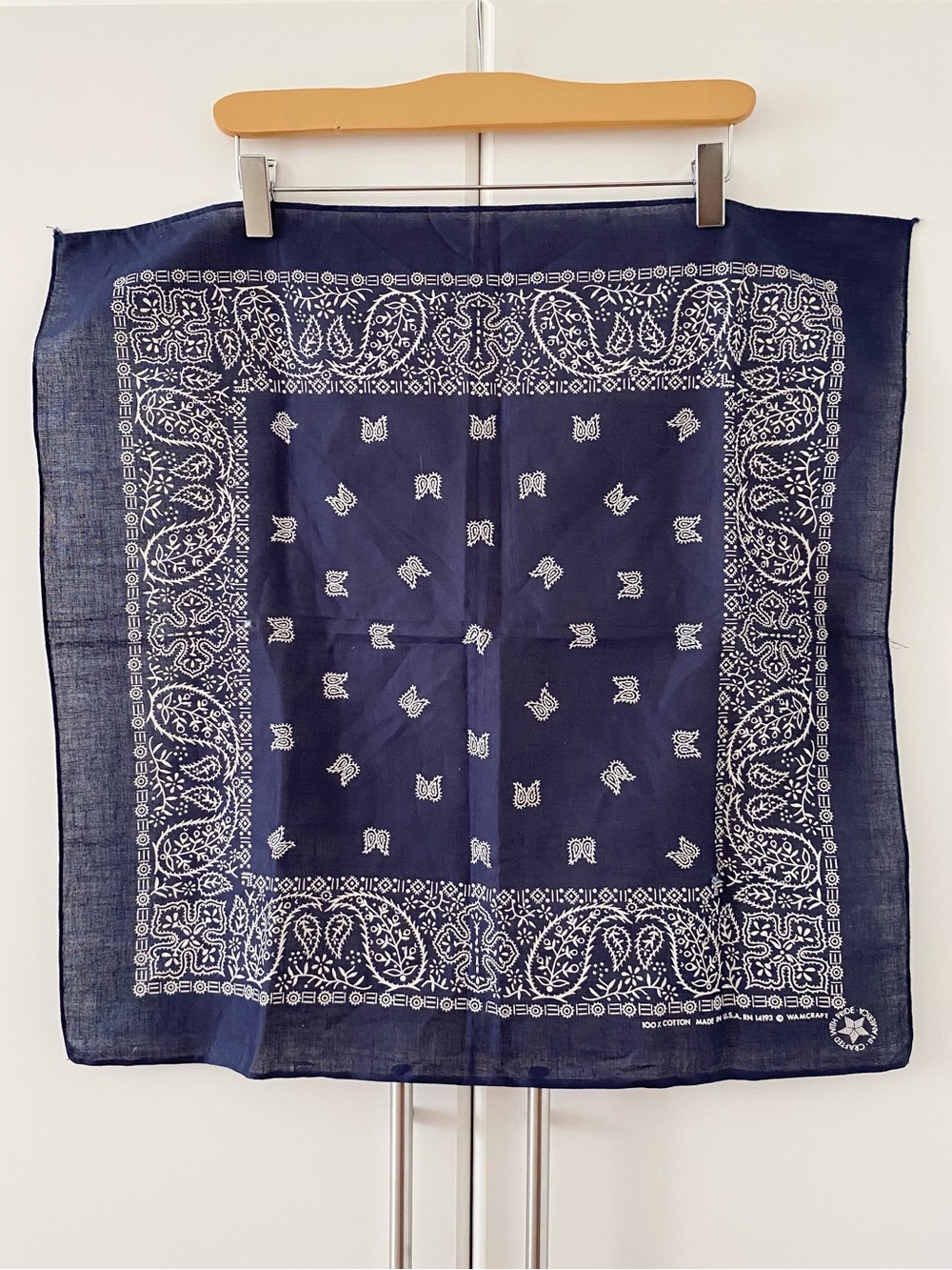 Vintage Wamcraft Paisley Bandana